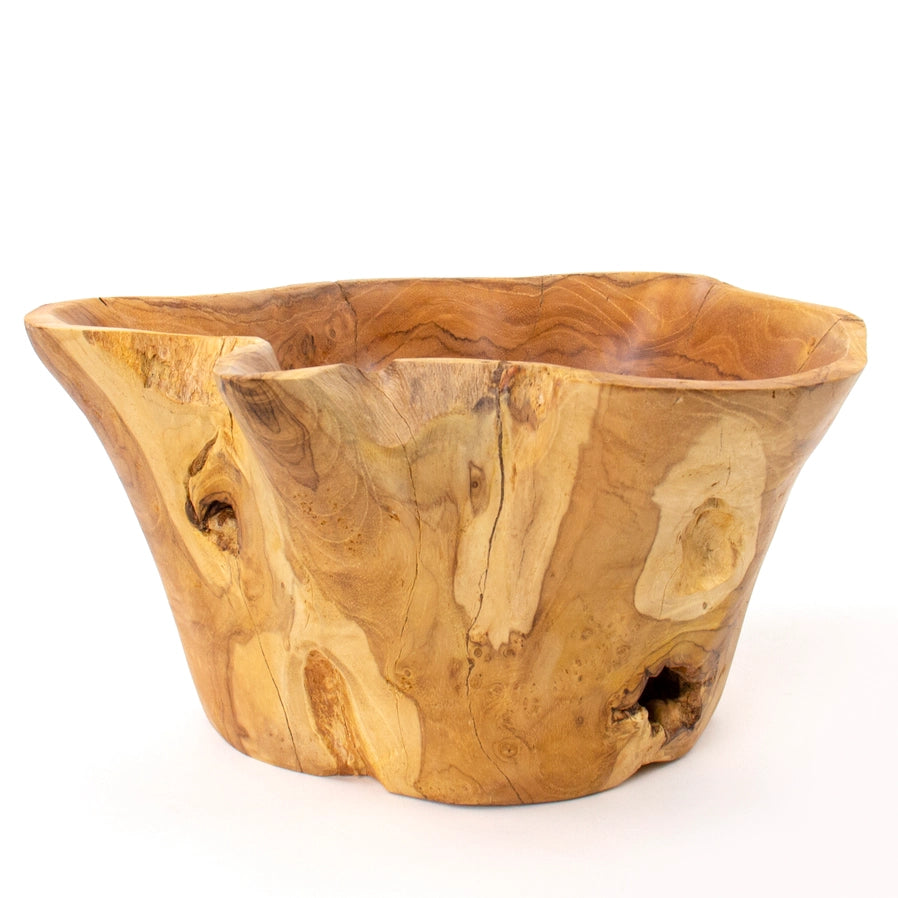 Organic Root Teak Bowl/ Andaluca