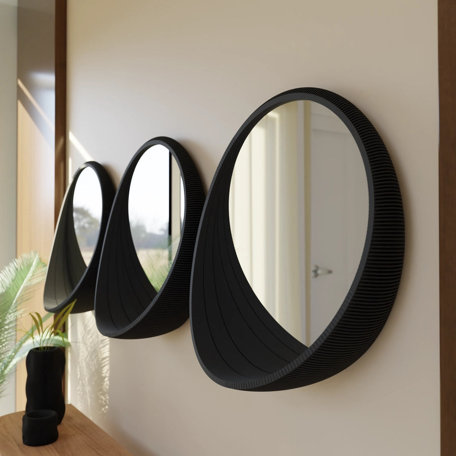 Bubble Mirror 16” / Modernized Pottery